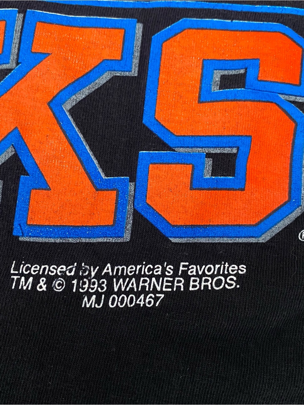 Vintage 90s New York Knicks Looney Tunes T Shirt Single Stitch NBA - Picture 5 of 8